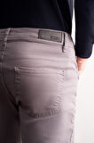 Gri 5 Cep Casual Slim Fit Pamuklu 5 Cep Pantolon 1003255318