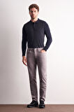 Gri 5 Cep Casual Slim Fit Pamuklu 5 Cep Pantolon 1003255318