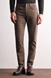Kahverengi 5 Cep Casual Slim Fit Pamuklu 5 Cep Pantolon 1003255318