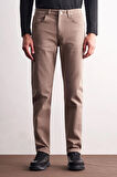 Açık Bej 5 Cep Casual Slim Fit Pamuklu 5 Cep Pantolon 1003255318