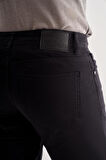 Siyah Casual Slim Fit 5 cep Düz paça Pantolon 1003255320