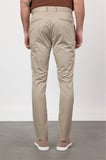 Koyu Bej Yan Cep Slim Fit Pamuklu Chino Pantolon 1003260168
