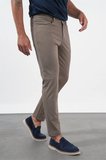 Vizon Yan Cep Örme Slim Fit Casual Pamuklu 5 Cep Pantolon 1003260906