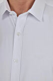 Uzun Kol Düz Bez Ayağı Sert Yaka Cepsiz Pamuklu Classic Slim Fit Gömlek 1004250195