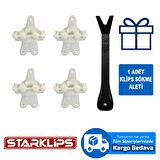 Mercedes Vito 638 1996-2003 Nissan Vanette Terrano Sol -  Sağ Ön Cam Kriko Klipsi 5 Adet