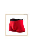 Eces Design MODAL yüksek hava geçirgenliği Spor Antibakteriyel Kasık Izsiz Erkek Boxer 2 Parça 1004