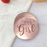 Cake Topper Parti Malzemeleri Kurabiye Cupcake Muffin Pasta Süsü Baby Shower Süsü - It’s a Girl
