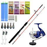 YekOutdoor Tekne Olta Seti Kendo Holiday Boat 1.80m 100-250gr 2 Parça Olta Kamışı&Kendo Oceancast 6000 3+1BB Olta Makinesi