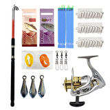 YekOutdoor Hazır Olta Seti Kendo Elbe 3.50m 70-150gr Olta Kamışı&Kendo Elbe GU6000 1BB Olta Makinesi