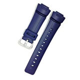 Orijinal Casio F-E10-2A Lacivert Slim Silikon Plastik Kayış Kordon