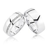 Taşlı Altın Alyans 1006