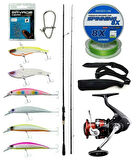 Yek Outdoor Spin Olta Seti Kendo Kenshi Pro 2.73m 12-45gr Olta Kamışı&Shimano Sienna 3000 Fg Spin Makinesi