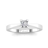 0,12 Karat Pırlanta Tektaş Yüzük