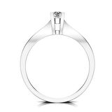 0,12 Karat Pırlanta Tektaş Yüzük