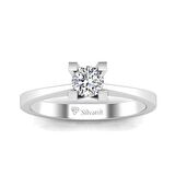 0,30 Karat F Renk Uluslararası Sertifikalı Pırlanta Tektaş Yüzük