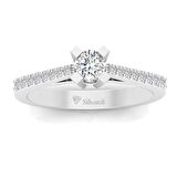 0,30 Karat Pırlanta Tektaş Yüzük