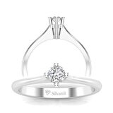 0,15 Karat Pırlanta Tektaş Yüzük