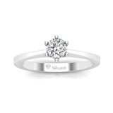 0,40 Karat F Renk Uluslararası Sertifikalı Pırlanta Tektaş Yüzük