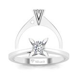 0,20 Karat Pırlanta Tektaş Yüzük