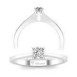 0,17 Karat Pırlanta Tektaş Yüzük