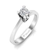 0,50 Karat G Renk Uluslararası Sertifikalı Pırlanta Tektaş Yüzük