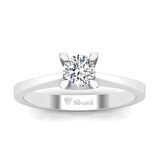 0,40 Karat F Renk Uluslararası Sertifikalı Pırlanta Tektaş Yüzük