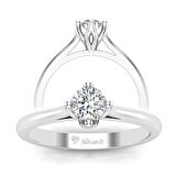 0,20 Karat Pırlanta Tektaş Yüzük