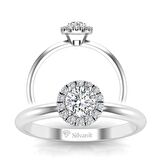 0,40 Karat G Renk Uluslararası Sertifikalı Pırlanta Yüzük