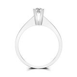 0,30 Karat F Renk Uluslararası Sertifikalı Pırlanta Tektaş Yüzük