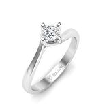 0.40 Karat G Renk Uluslararası Sertifikalı Pırlanta Tektaş Yüzük