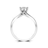 0.40 Karat G Renk Uluslararası Sertifikalı Pırlanta Tektaş Yüzük