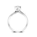 0,30 Karat F Renk Uluslararası Sertifikalı Pırlanta Tektaş Yüzük