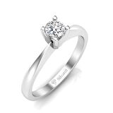 0,30 Karat G Renk Uluslararası Sertifikalı Pırlanta Tektaş Yüzük