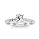 0.40 Karat E Renk Uluslararası Sertifikalı Pırlanta Tektaş Yüzük