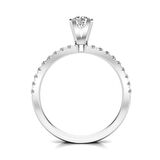 0.40 Karat E Renk Uluslararası Sertifikalı Pırlanta Tektaş Yüzük