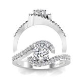 0,50 Karat G Renk Uluslararası Sertifikalı Pırlanta Tektaş Yüzük