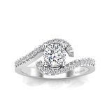 0,50 Karat G Renk Uluslararası Sertifikalı Pırlanta Tektaş Yüzük