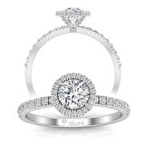 0,80 Karat G Renk Uluslararası Sertifikalı Pırlanta Tektaş Yüzük