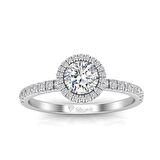 0,80 Karat G Renk Uluslararası Sertifikalı Pırlanta Tektaş Yüzük