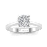 0,60 Karat Görünümlü Pırlanta Tektaş Yüzük