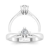 0,28 Karat Pırlanta Tektaş Yüzük