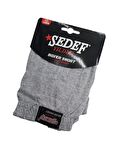 6 Adet Sedef Yıldızı Erkek Penye Boxer Düz Renk Boxer