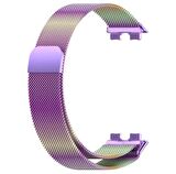 Huawei Band 8 Uyumlu Kordon Mıknatıslı Metal Hasır Kayış
