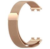 Huawei Band 8 Uyumlu Kordon Mıknatıslı Metal Hasır Kayış