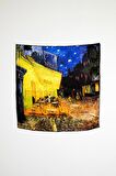 Van Gogh Desenli ipek Bandana Fular
