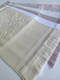 50X90 MYSOFT 6’LI SAÇAKLI ETAMİN HAVLU MÜRDÜM
