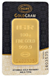 100 gr 999.9 IAR Gram Külçe Altın