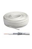 100 METRE ÇANAK UYDU ANTEN KABLOSU RG6-U4 48 TELLİ 1 . KALİTE