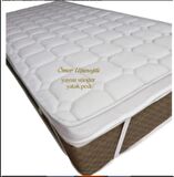 100X200X8 Bambu Kumaş Yaysız Sünger Yatak Pedi ( Yatak üstü minder )