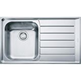 Franke Neptun - Nex 611 Paslanmaz Çelik Eviye Sol Damlalıklı  101.0656.165
